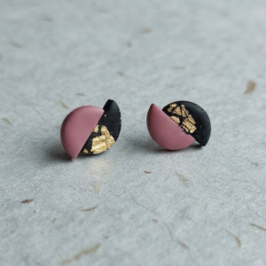 Dusk Half-Moon Studs