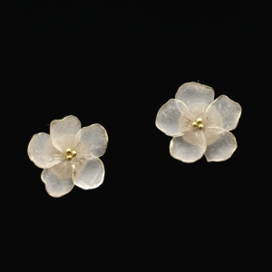 Translucent Bloom Stud Earrings